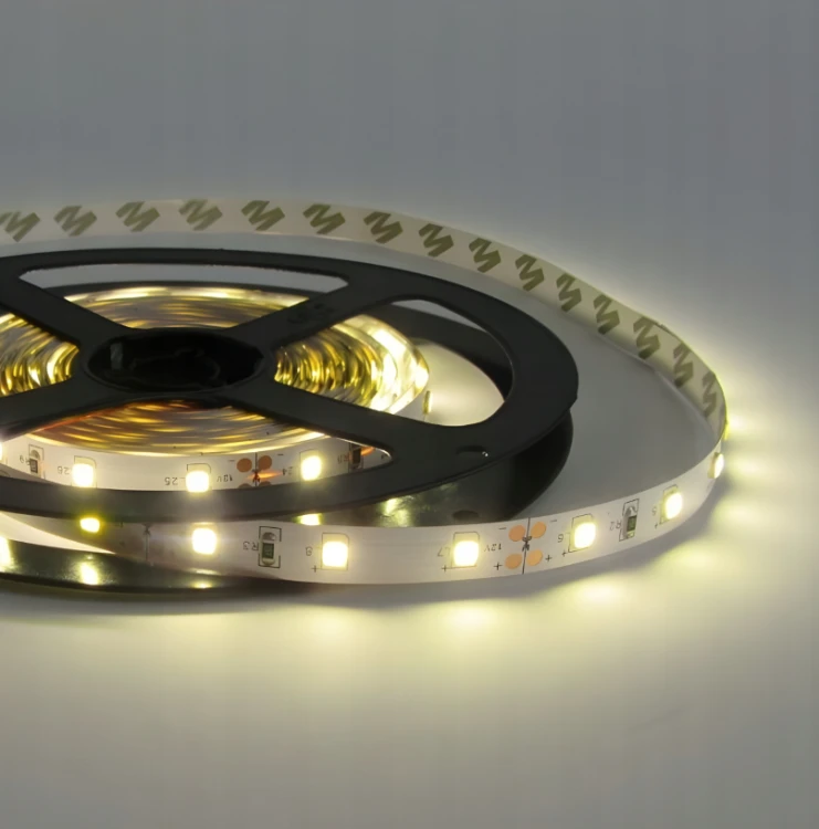 Taśma LED Zestaw 12V 5m 24W ŚWIATŁO DZIENNE ZASILACZ STEROWNIK DIMMER LED