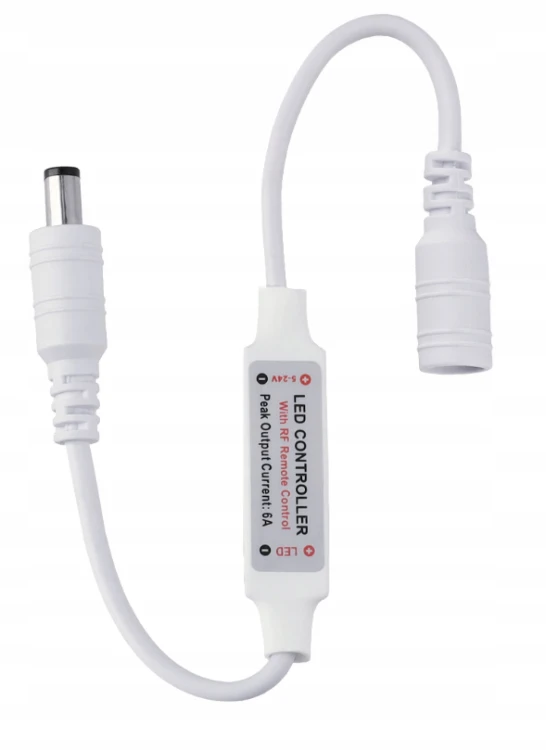 Taśma LED 5m 12V 24W + Ściemniacz Pilot Zasilacz ZESTAW Do Podświetlenia