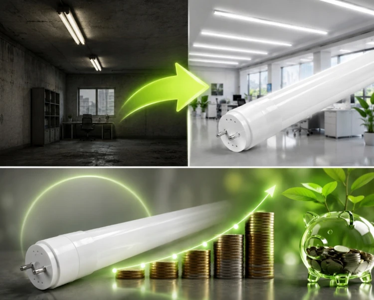 Jarzeniówka Tuba Świetlówka LED 9W 1440lm T8 60cm 4000K MOCNA JASNA (