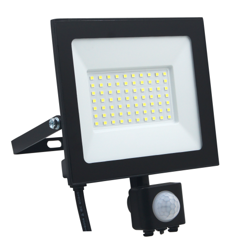Naświetlacz LED 50W Halogen z CZUJNIK RUCHU Zmierzchu 4500lm 4000K Czujka