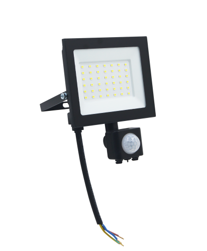 Naświetlacz LED 30W Halogen z CZUJNIK RUCHU Zmierzchu 2700lm 4000K Czujka