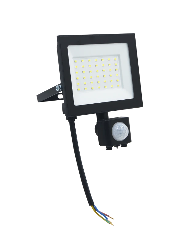 Naświetlacz LED 30W Halogen z CZUJNIK RUCHU Zmierzchu 2700lm 4000K Czujka