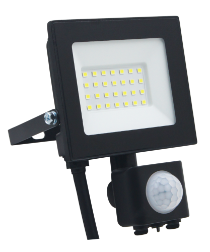 Naświetlacz LED 20W Halogen z CZUJNIK RUCHU Zmierzchu 1800lm 4000K Czujka