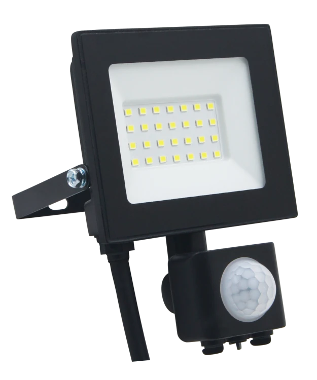 Naświetlacz LED 20W Halogen z CZUJNIK RUCHU Zmierzchu 1800lm 4000K Czujka
