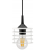 LAMPA WISZĄCA SUFITOWA ŻYRANDOL LED E27 REGULOWANA 0-100cm ALUMINIOWY KLOSZ