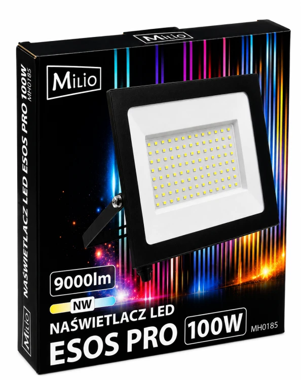 Halogen Reflektor 100W 9000lm Lampa Robocza Naświetlacz Wodoodporny 4000k
