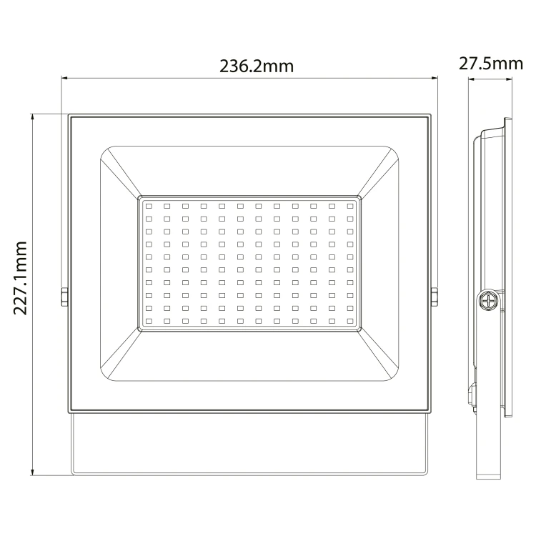 Halogen Reflektor 100W 9000lm Lampa Robocza Naświetlacz Wodoodporny 4000k