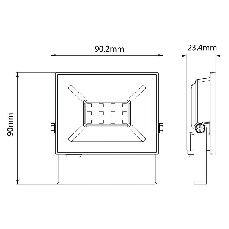 Halogen Reflektor 10W 900lm Lampa Robocza Naświetlacz Wodoodporny 4000k