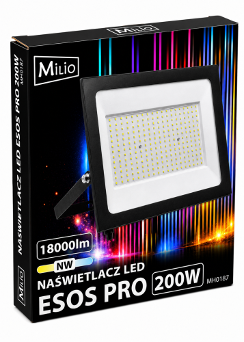 Halogen Reflektor 200W 18000lm Lampa Robocza Naświetlacz Wodoodporny 4000k