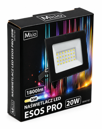 Halogen Reflektor 20W 1800lm Lampa Robocza Naświetlacz Wodoodporny 4000k