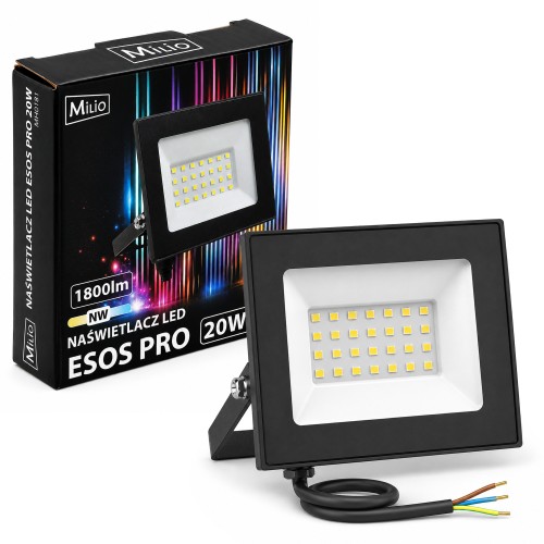 Halogen Reflektor 20W 1800lm Lampa Robocza Naświetlacz Wodoodporny 4000k