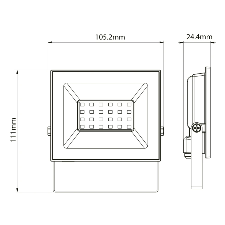 Halogen Reflektor 20W 1800lm Lampa Robocza Naświetlacz Wodoodporny 4000k