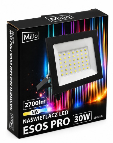 Halogen Reflektor 30W 2700lm Lampa Robocza Naświetlacz Wodoodporny 4000k
