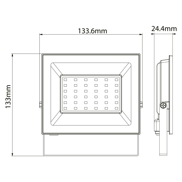 Halogen Reflektor 30W 2700lm Lampa Robocza Naświetlacz Wodoodporny 4000k