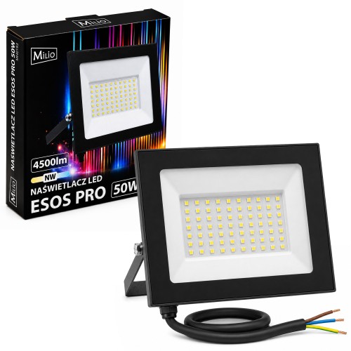 Halogen Reflektor 50W 4500lm Lampa Robocza Naświetlacz Wodoodporny 4000k