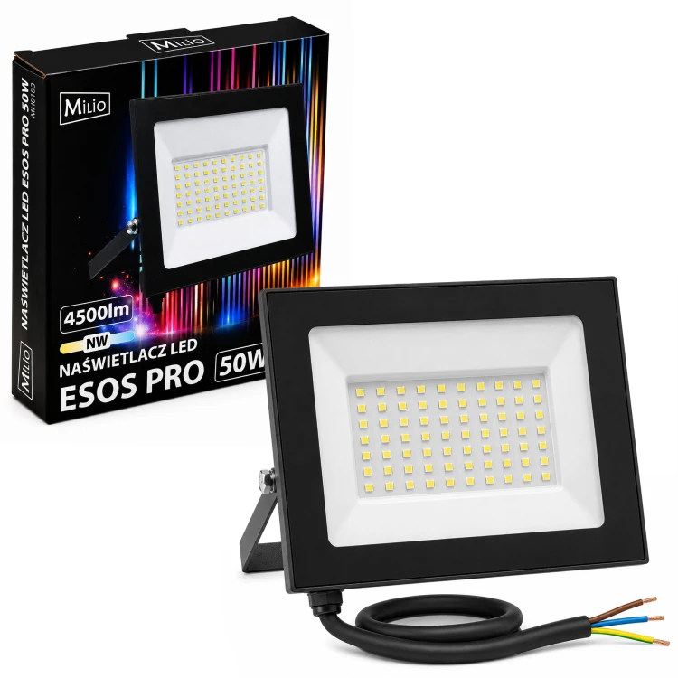 Halogen Reflektor 50W 4500lm Lampa Robocza Naświetlacz Wodoodporny 4000k