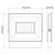 Halogen Reflektor 50W 4500lm Lampa Robocza Naświetlacz Wodoodporny 4000k
