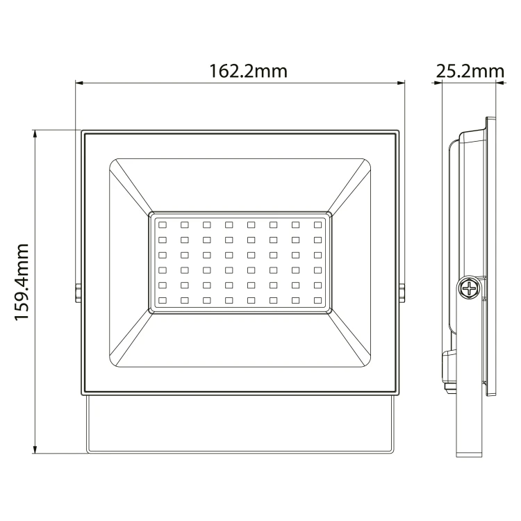 Halogen Reflektor 50W 4500lm Lampa Robocza Naświetlacz Wodoodporny 4000k