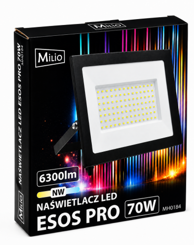 Halogen Reflektor 70W 6300lm Lampa Robocza Naświetlacz Wodoodporny 4000k