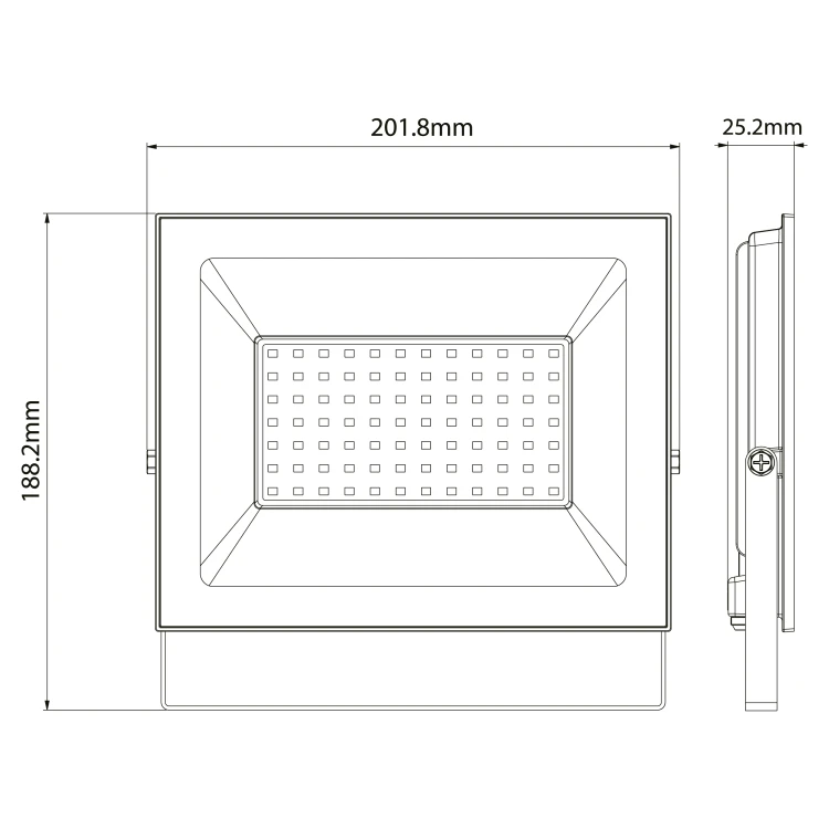 Halogen Reflektor 70W 6300lm Lampa Robocza Naświetlacz Wodoodporny 4000k
