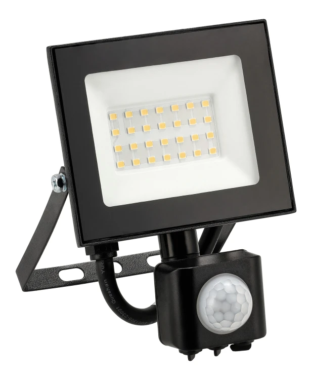 Naświetlacz LED 20W Halogen z CZUJNIK RUCHU Zmierzchu 1800lm 4000K Czujka