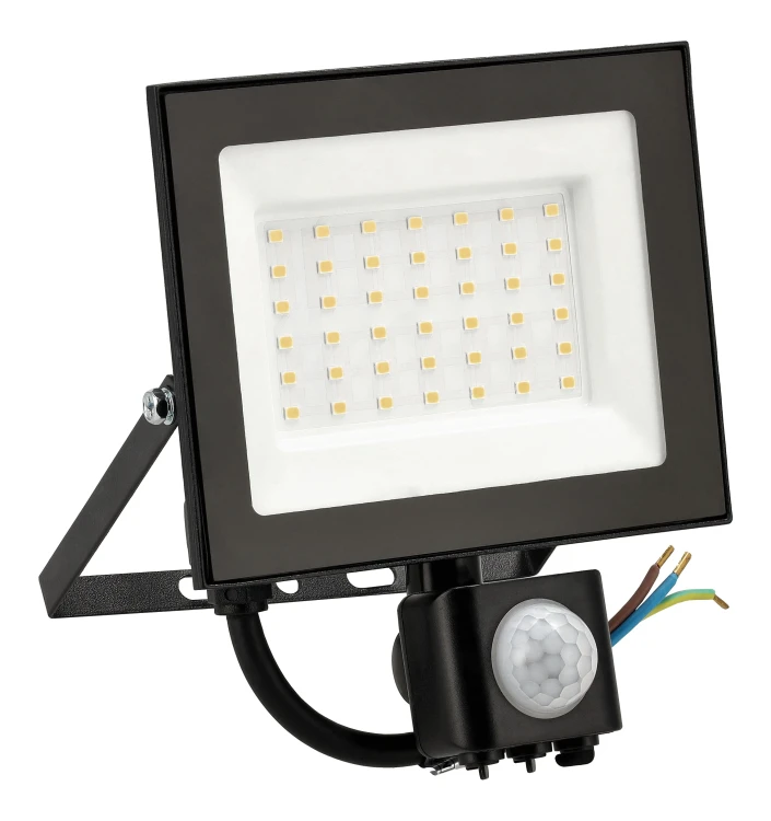 Naświetlacz LED 30W Halogen z CZUJNIK RUCHU Zmierzchu 2700lm 4000K Czujka