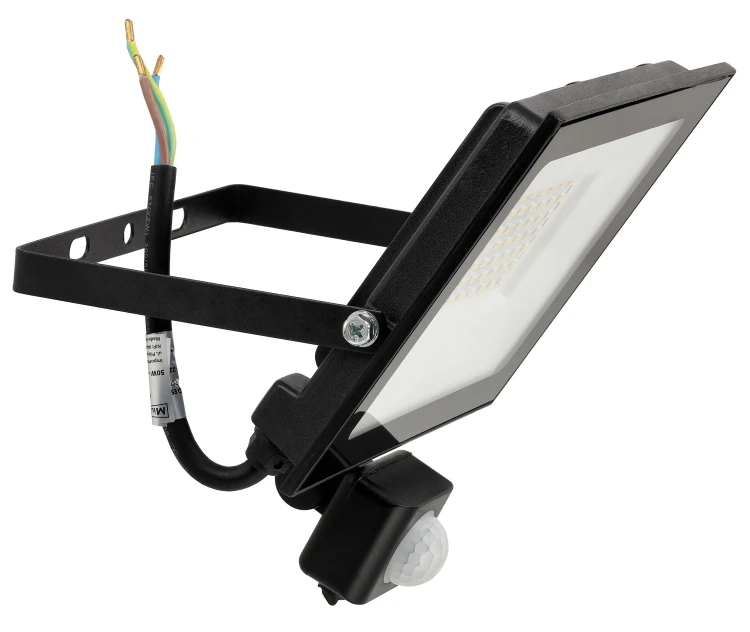 Naświetlacz LED 50W Halogen z CZUJNIK RUCHU Zmierzchu 4500lm 4000K Czujka
