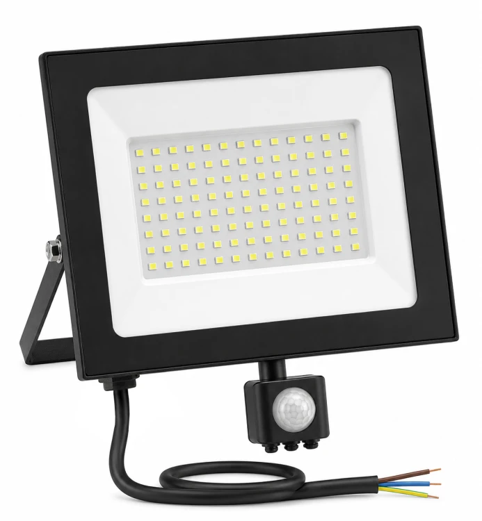 Naświetlacz LED 70W Halogen z CZUJNIK RUCHU Zmierzchu 6300lm 4000K Czujka