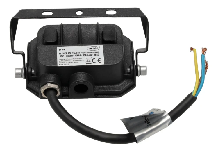HALOGEN NAŚWIETLACZ LAMPA LED 10W 1600lm IP65 ZEWNĘTRZNY 4000K NEUTRALNY
