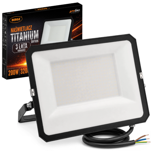 HALOGEN NAŚWIETLACZ LAMPA LED 200W 32000lm IP65 ZEWNĘTRZNY 4000K NEUTRALNY