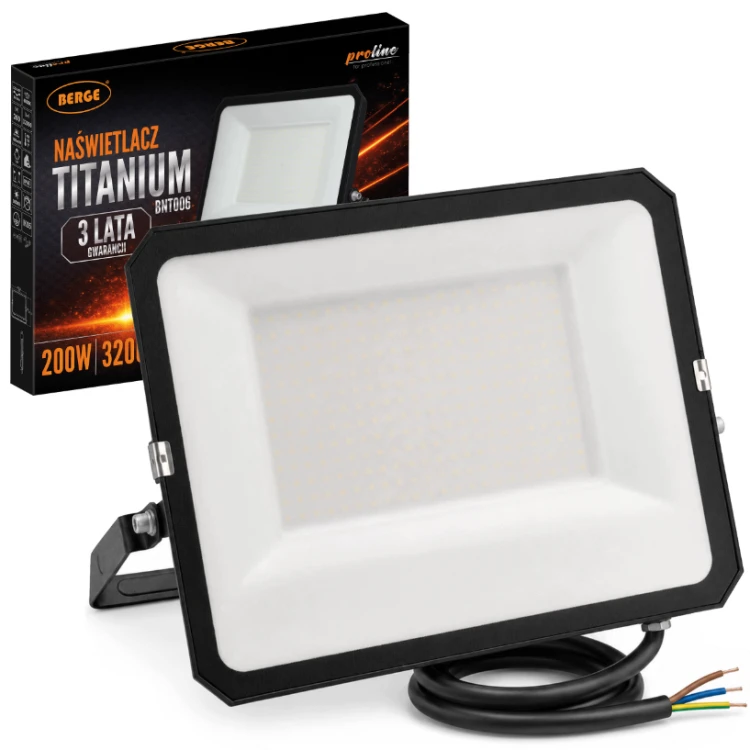 HALOGEN NAŚWIETLACZ LAMPA LED 200W 32000lm IP65 ZEWNĘTRZNY 4000K NEUTRALNY