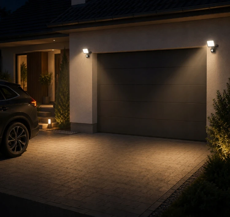 Naświetlacz LED z Czujnikiem Halogen Reflektor 10W 4000K 1100lm IP65 Czujka
