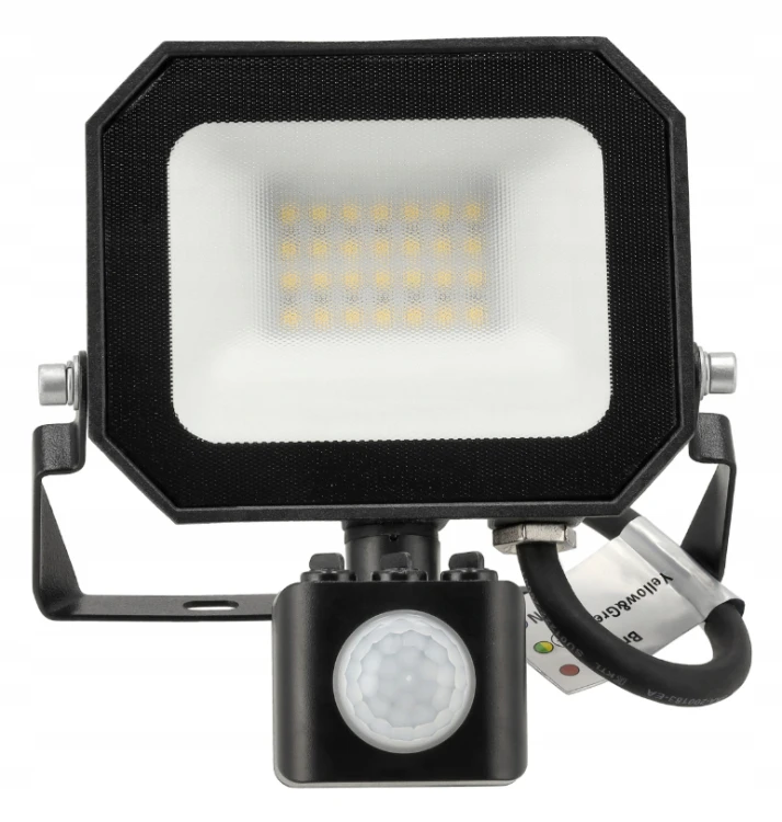 Naświetlacz LED z Czujnikiem Halogen Reflektor 10W 4000K 1100lm IP65 Czujka