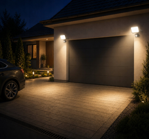 Naświetlacz LED z Czujnikiem Halogen Reflektor 30W 4000K 3300lm IP65 Czujka