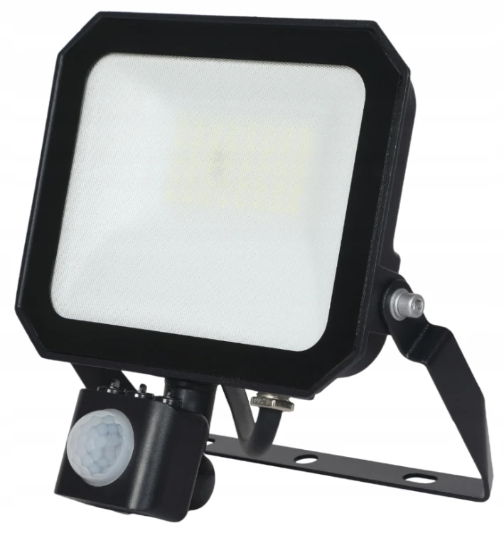 Naświetlacz LED z Czujnikiem Halogen Reflektor 30W 4000K 3300lm IP65 Czujka