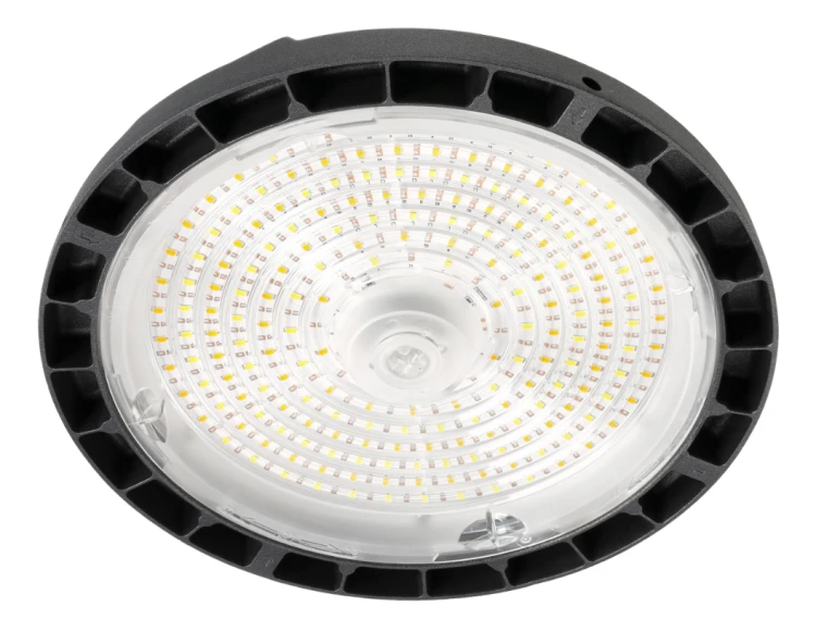 Lampa Przemysłowa LED High Bay UFO 100W 18500lm Na Magazyn CCT Ściemniana