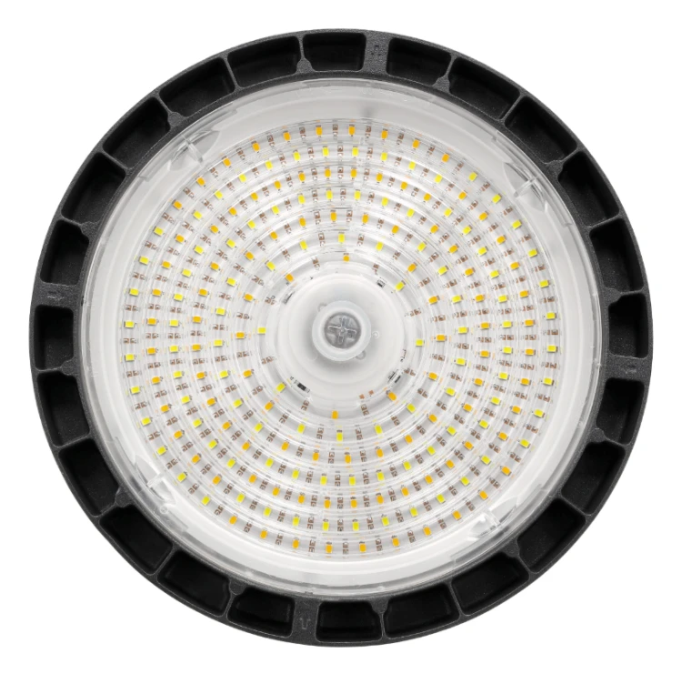 Lampa Przemysłowa LED High Bay UFO 100W 18500lm Na Magazyn CCT Ściemniana