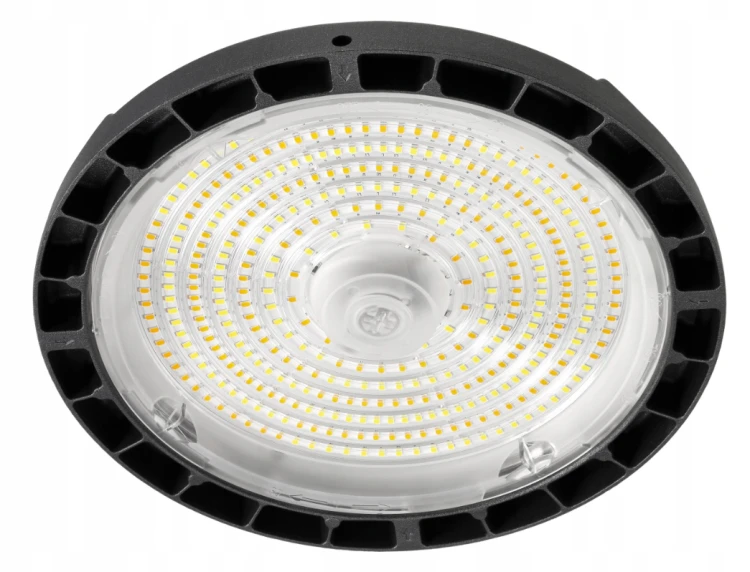 Lampa Przemysłowa LED High Bay UFO 150W 27750lm Na Magazyn CCT Ściemniana