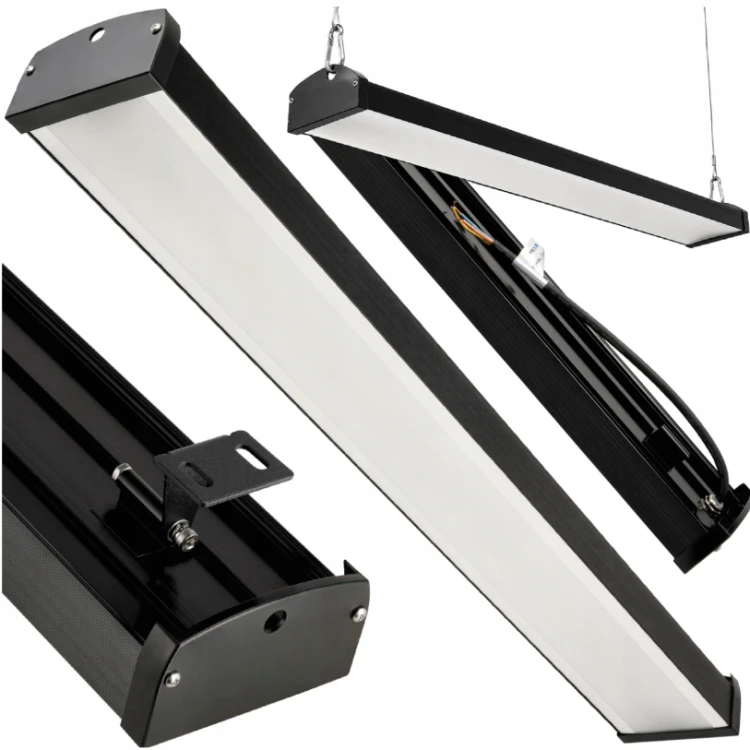 Lampa Wisząca Przemysłowa LED 150W 15000lm 230V Natynkowa + Linki Premium