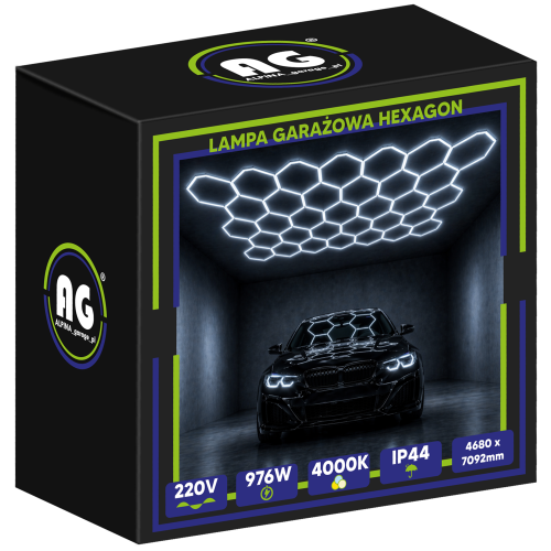 Lampa Garażowa Hexagon 264W 6500K 29040LM