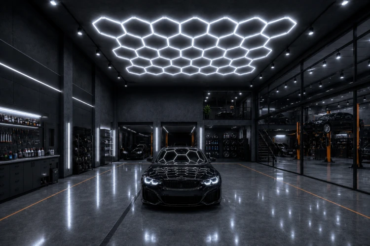 Lampa Garażowa Hexagon 264W 6500K 29040LM