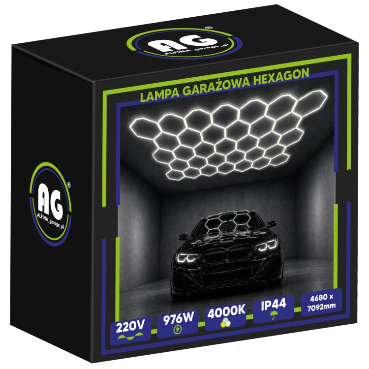 Lampa Garażowa Hexagon 264W 4000K 29040LM