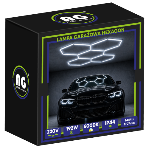 Lampa Garażowa Hexagon 192W 6500K 23040LM