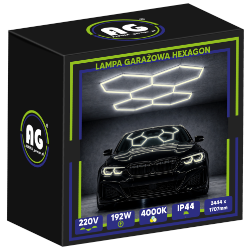 Lampa Garażowa Hexagon 192W 4000K 23040LM