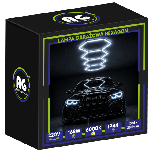 Lampa Garażowa Hexagon 168W 6500K 20160LM