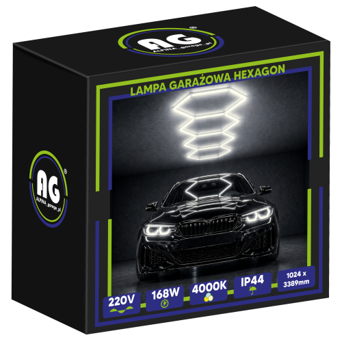 Lampa Garażowa Hexagon 168W 4000K 20160LM