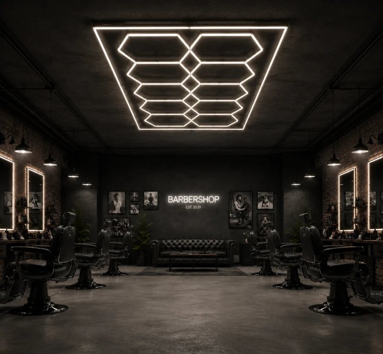 Lampa Garażowa Hexagon 4000K 632W 75840LM