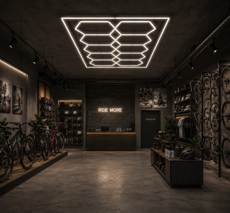 Lampa Garażowa Hexagon 4000K 632W 75840LM