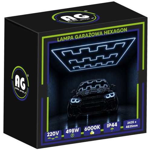 Lampa Garażowa Hexagon 6500K 598W 71760LM