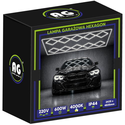 Lampa Garażowa Hexagon 4000K 600W 72000LM